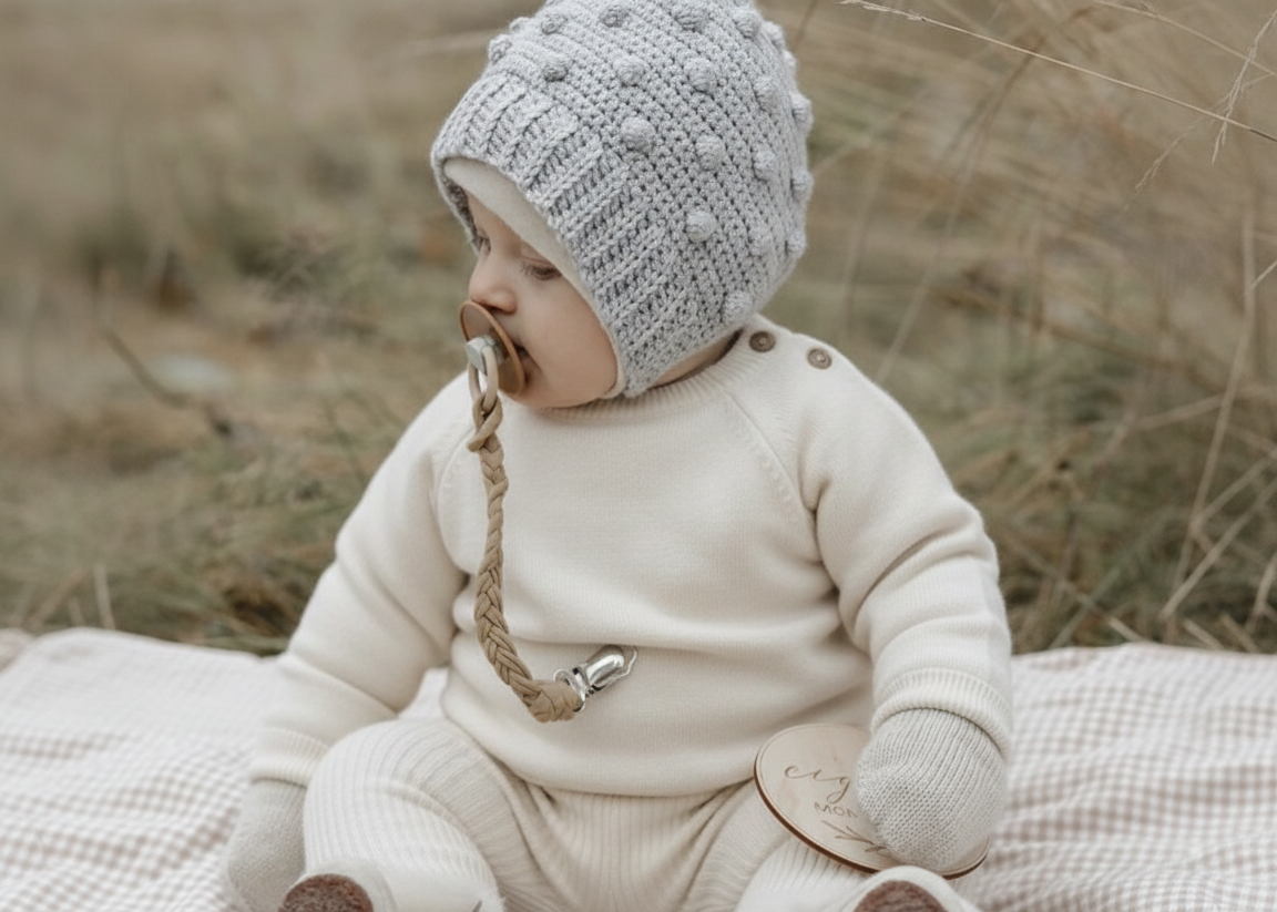 LouLou Pants & Cardigan Ecru