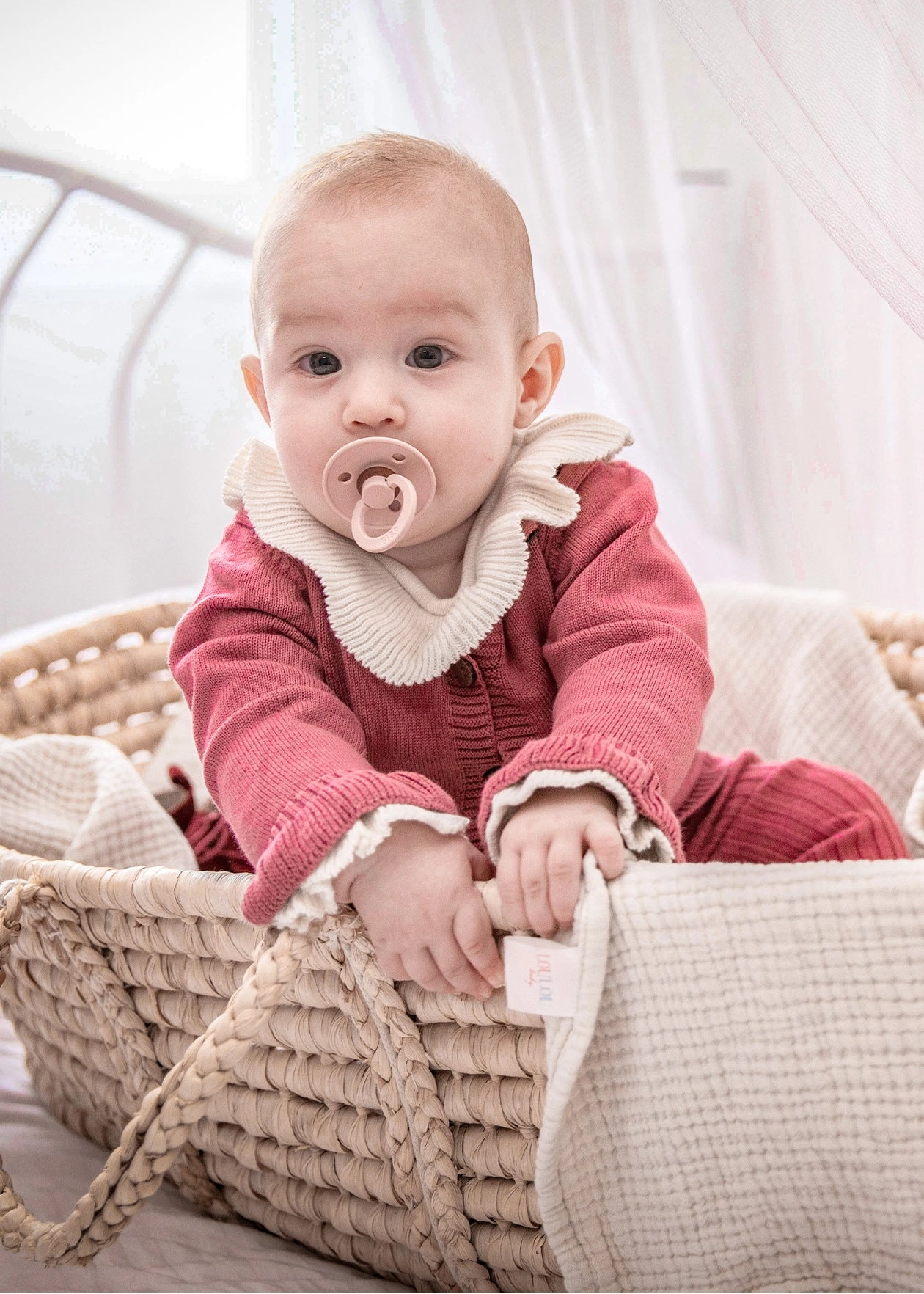 LouLou Pants & Cardigan Dusty Pink
