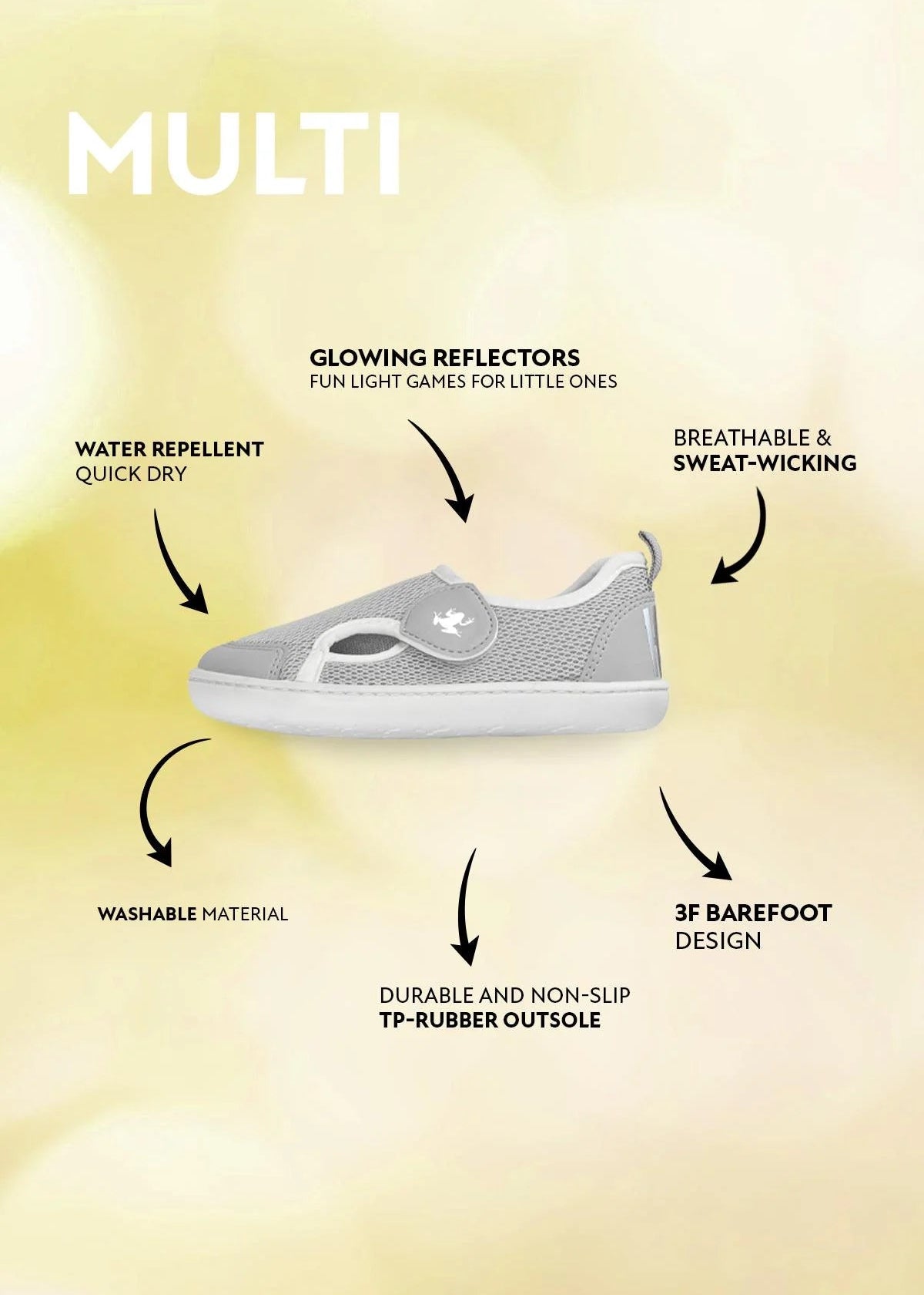 Hopfrög Multi Mix Grå