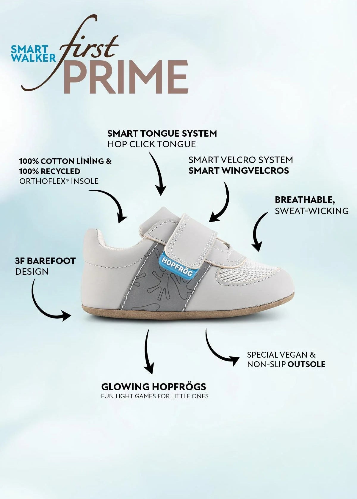 Hopfrög First Prime Grå