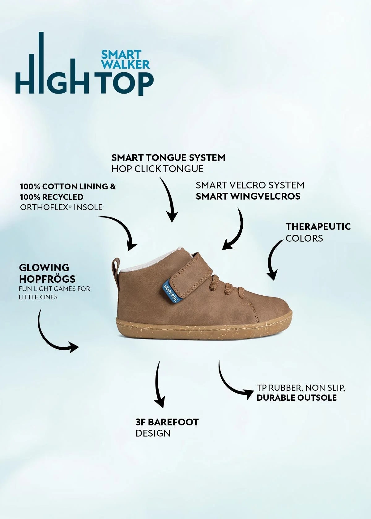Smart Walker High Top Brown