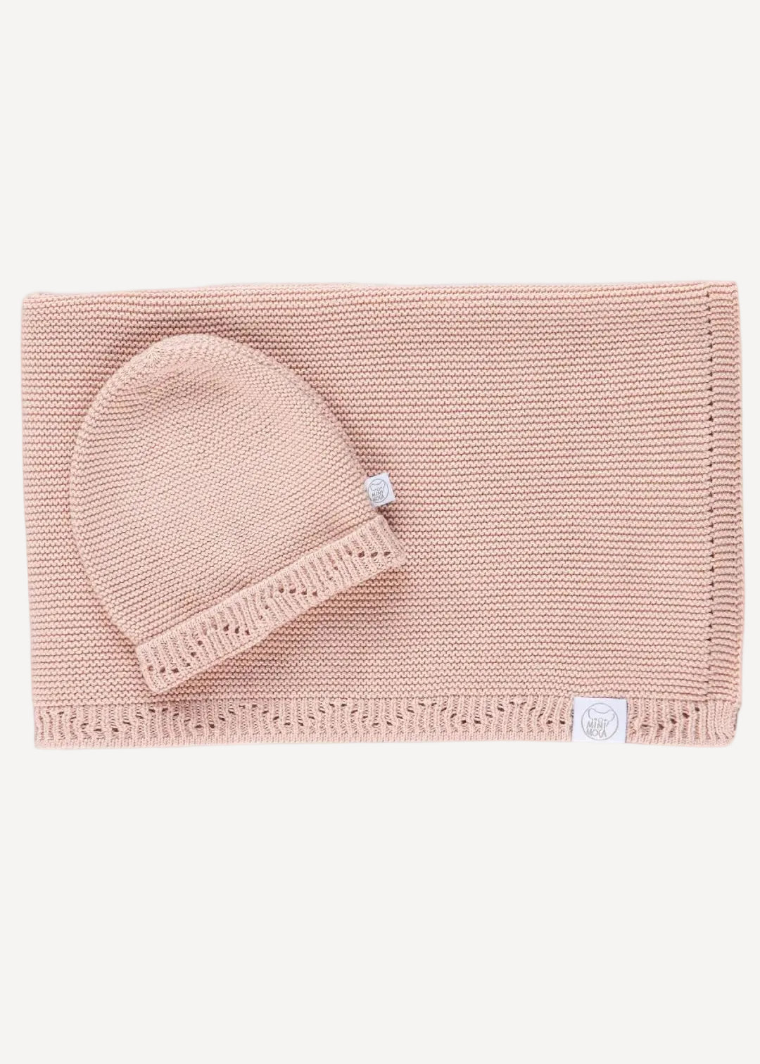 MiniLuna blanket & hat Pink