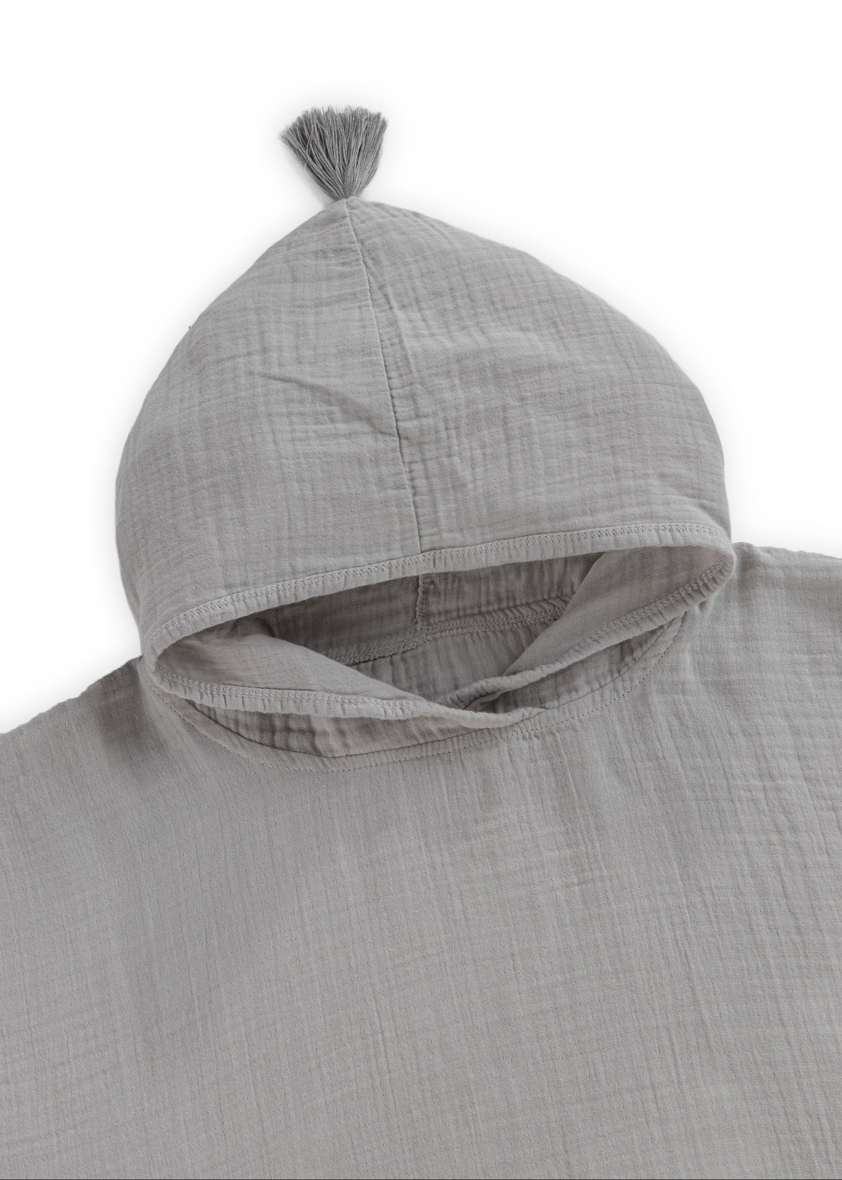 Muslin Poncho Grey