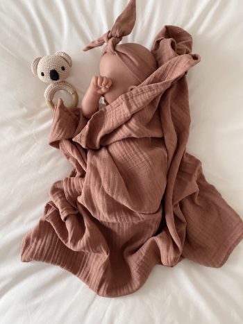 Muslinfilt Dusty Rose