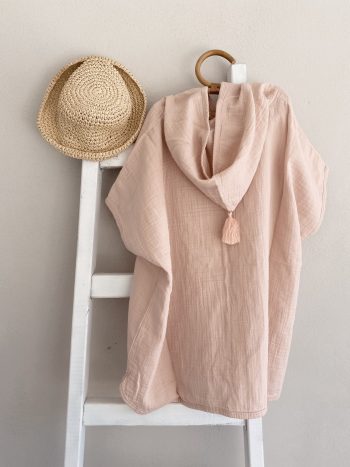 Muslin Poncho Rosa