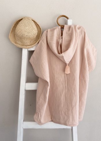 Muslin Poncho Rosa